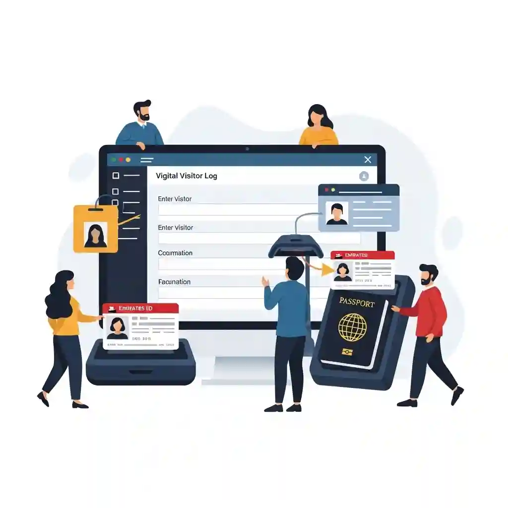 digital visitor log system dubai