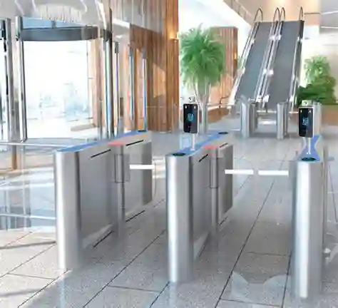 Swing barrier gate access control system in UAE and MEA