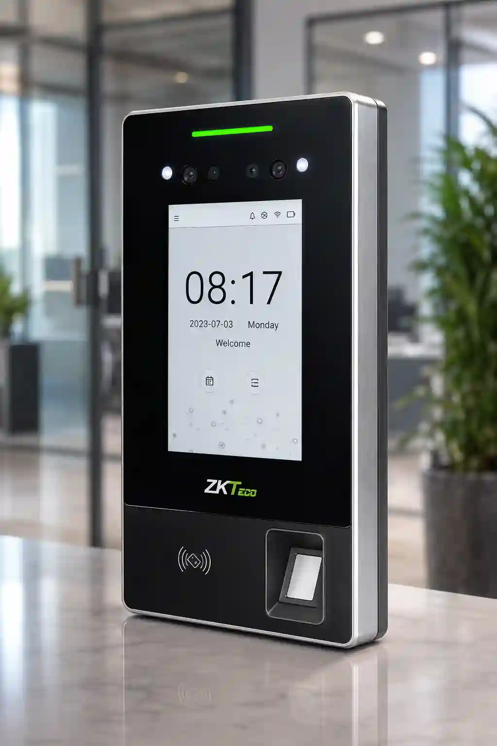 ZKTeco SpeedFace V5L Face Recognition Attendance Machine & Access Control System in Dubai UAE