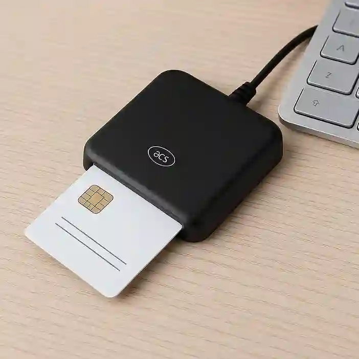 ACR39U USB smart card reader for contact-based ID cards and secure authentication including Emirates ID and government smart cards