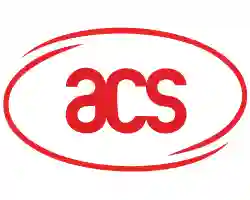 ACS logo representing smart card, RFID and NFC based access control and security solutions brand