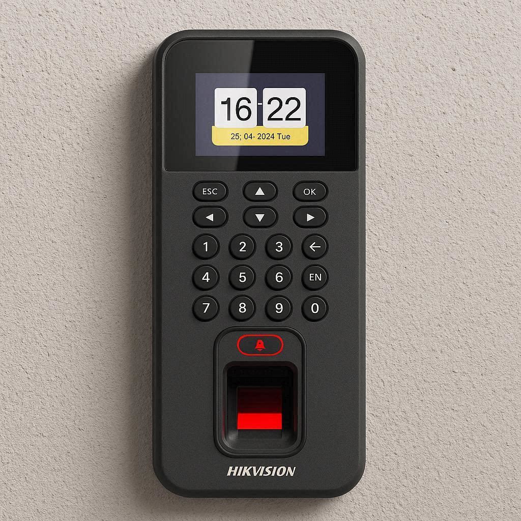 Hikvision DS-K1T804AMF Fingerprint Attendance Terminal | 3000 Users, Wi-Fi & TCP/IP